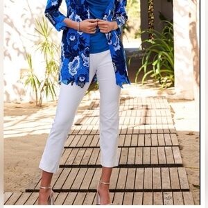 Boston Proper Newport Twill pull on pants White Size 14